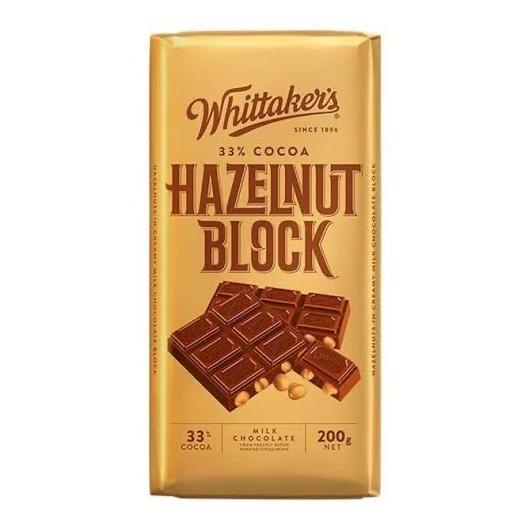 

Whittakers Hazelnut Block Whittaker's Whittaker Coklat Chocolate 200gr