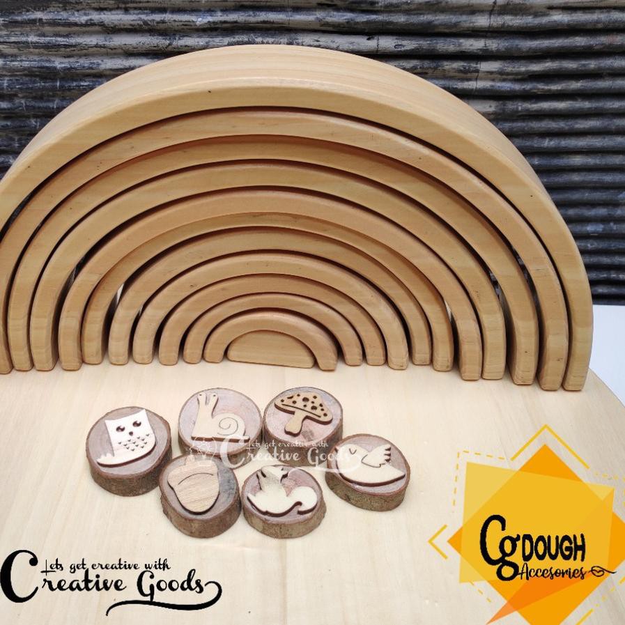 

Terkini CG Dough Stamp set / stempel playdough PART 1 DFY*