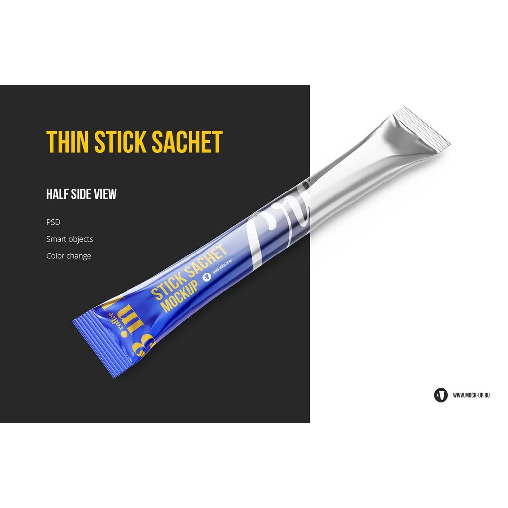 Sachet Big Pack 7 In 1 - Photoshop - Mockup Template