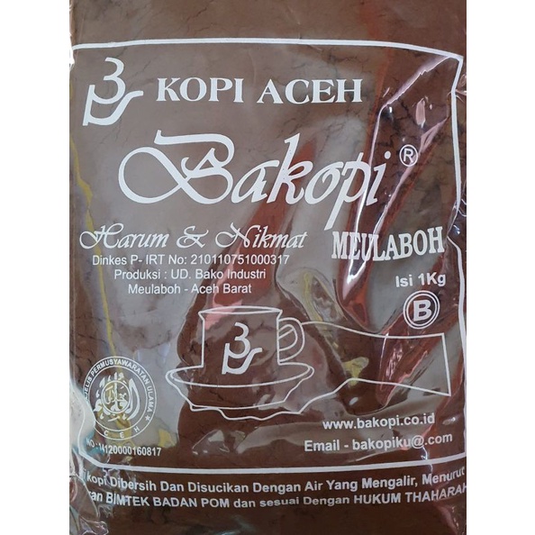 

Kopi Aceh Bakopi Tipe B Biji Halus 1 kg