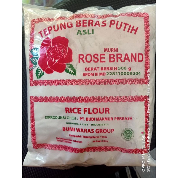 

Tepung Beras Putih Asli Rose Brand