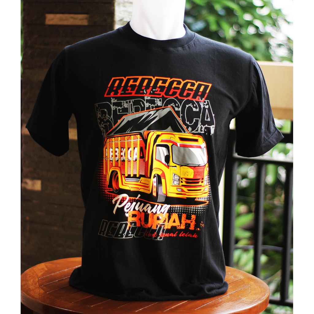 Kaos Truck Truk Mania Canter Premium REBECCA