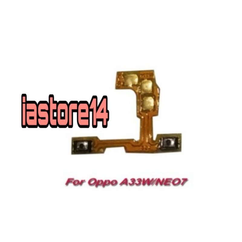 Oppo Neo 7 Flexible Fleksibel FLEXIBEL TOMBOL VOLUME Volume Vol OPPO NEO 7 A33 ORIGINAL
