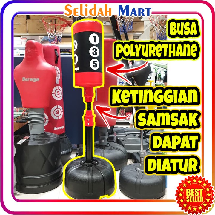 Samsak Berdiri Samsak Standing Samsak Tinju Samsak Silat Punching Bag Samsak Taekwondo Berwyn Mm99