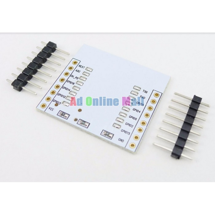 HQ ADAPTER PLATE FOR ESP8266 WIFI MODULE ES07, ES08, ESP12 ESP-8266