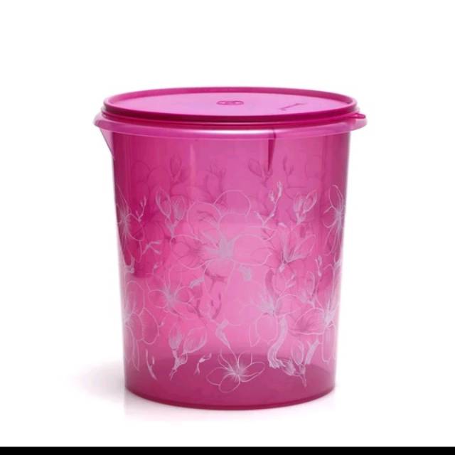 1 kg Giant canister toples ungu bunga flower , pink polos 8,4 liter