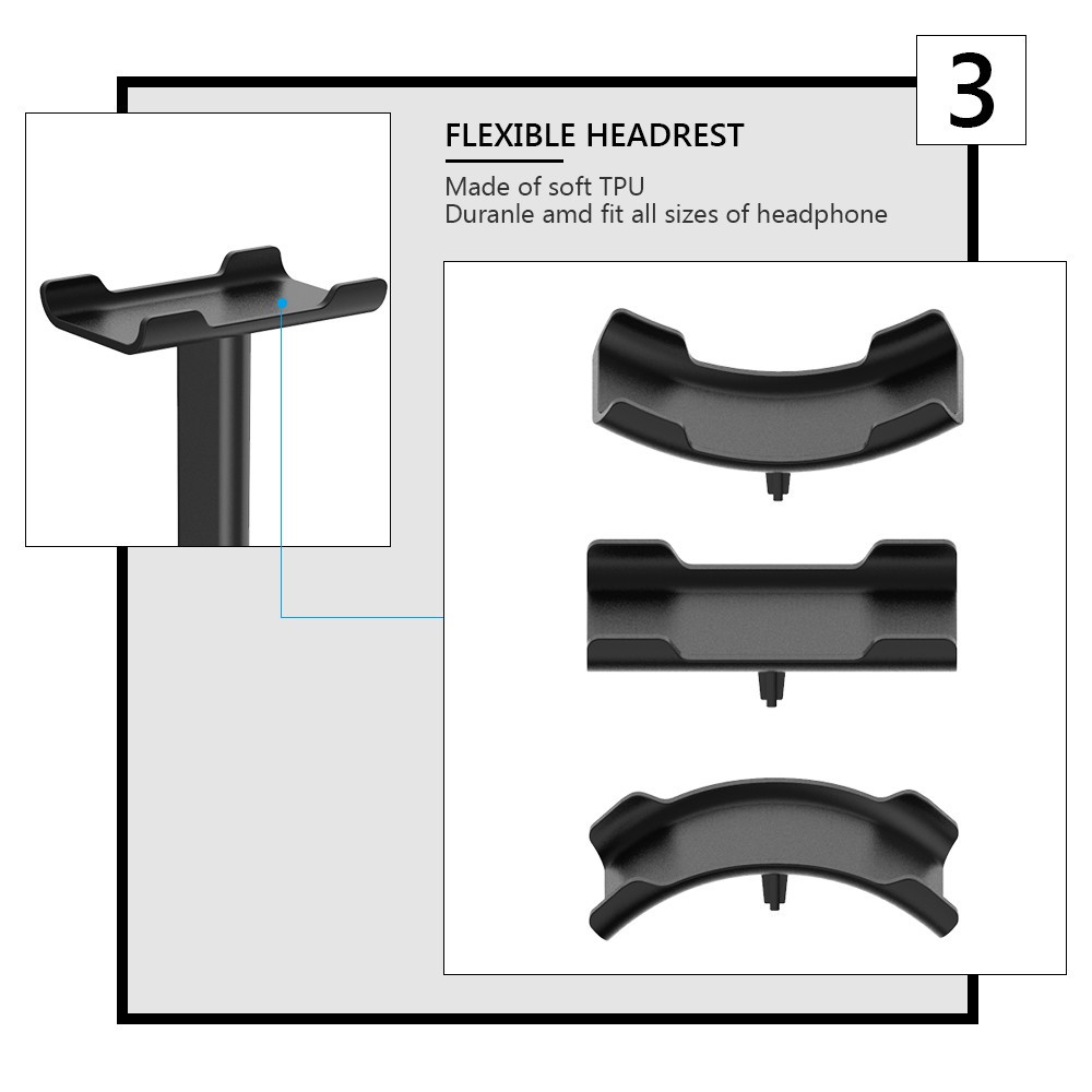 Stand Hanger Bracket Headphone Universal Gaming Studio