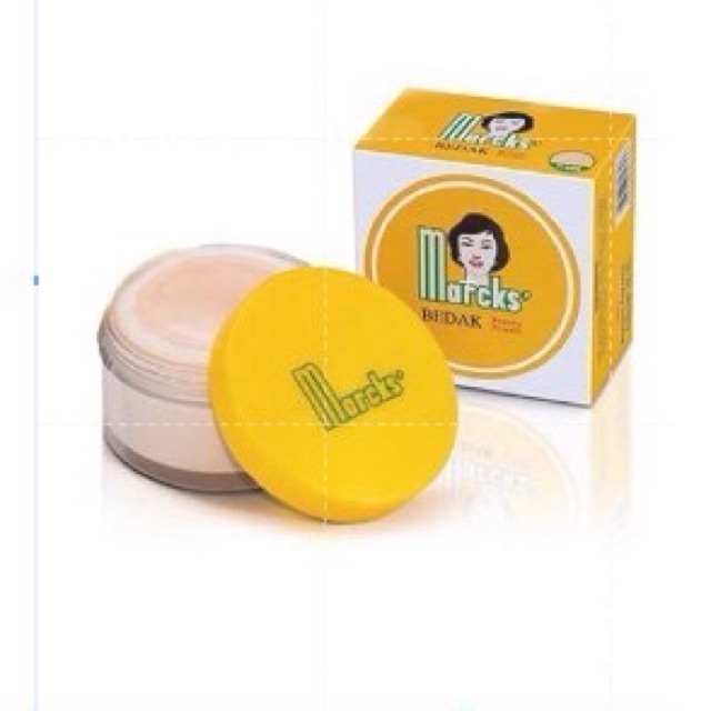 ✿ELYSABETHME✿ Marcks bedak tabur ACTIVE bahan kaca loose powder by kimia farman hasil natural untuk harian