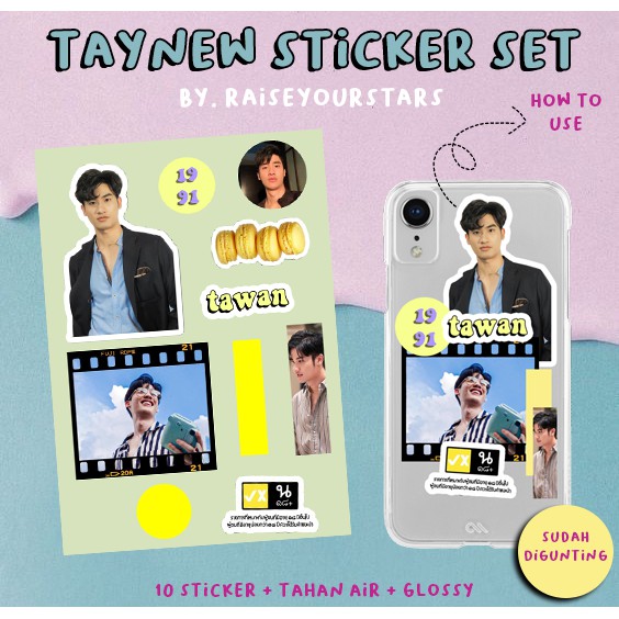 

STICKER TUMBLR SET GMM BOYS | THAILAND BOYS | BRIGHTWIN SINGKIT TAYNEW OFFGUN OHMNON PLUEMON