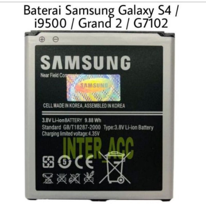 baterai Samsung galaxy i9500/Grand2/G7102
