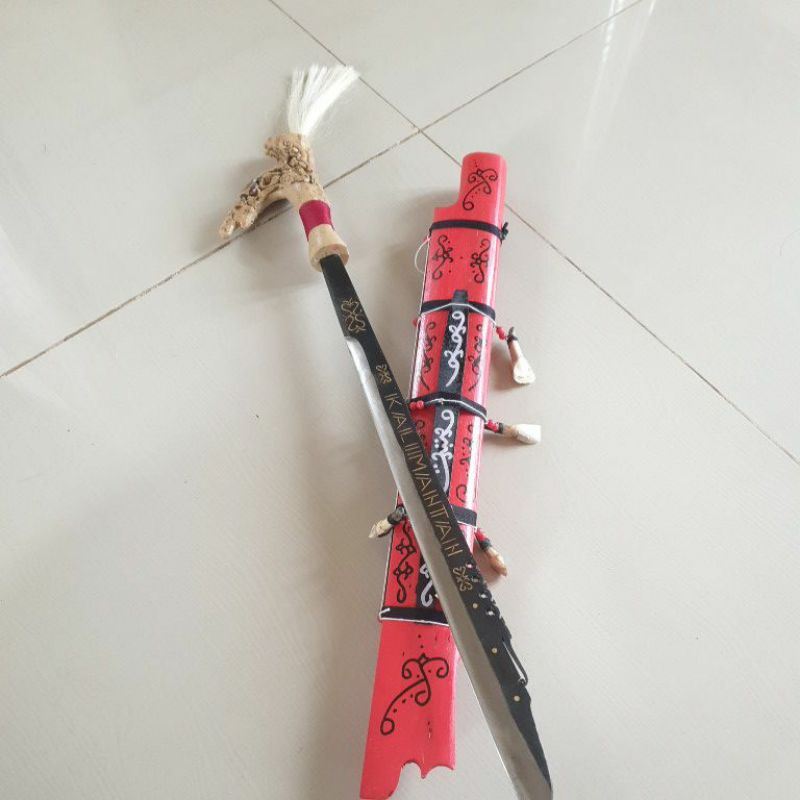 Mandau kalimantan asli dayak panjang 65 cm Mandau Etnik