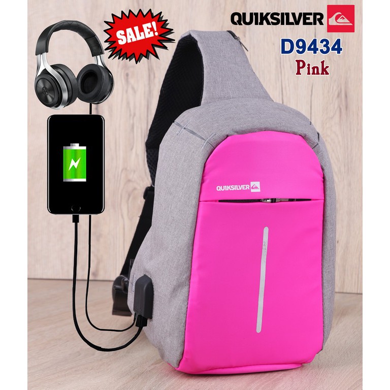 CK04 Bag Selempang Dada Quiksilver D9434 / SEPATU WANITA SEPATU IMPOR