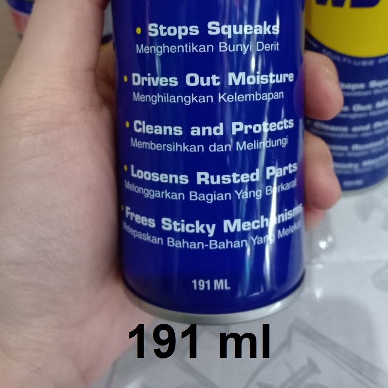 WD40 WD 40 WD-40 Pelumas Anti Karat 191ml Lubricant WD40 191 ml