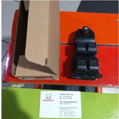 Saklar Switch tombol Master Power Window kaca pintu Honda CRV RD Gen 2 2003-2004 Original