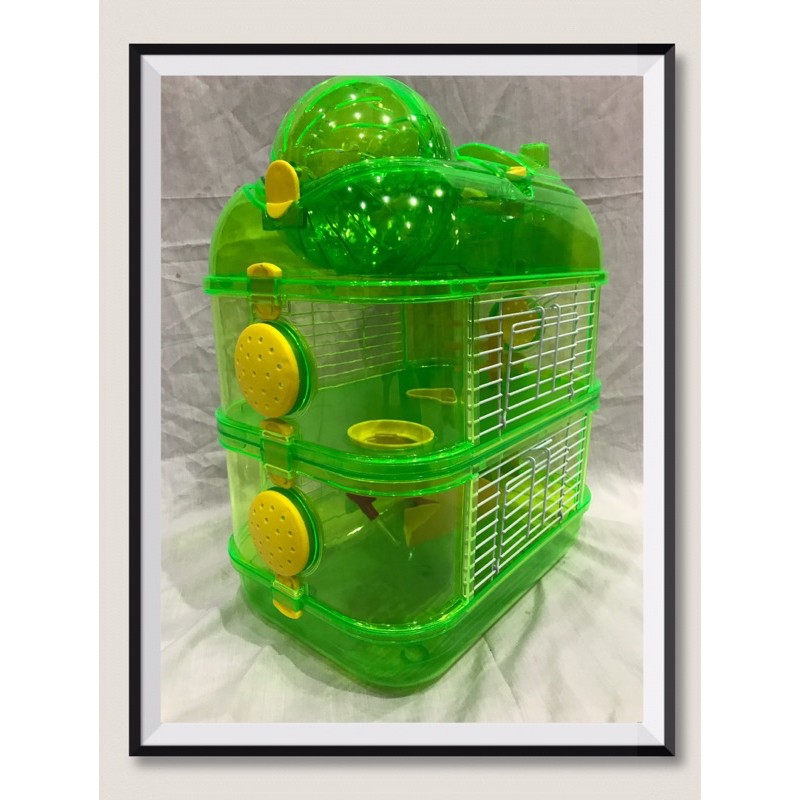 Kandang hamster tingkat plus bola-5