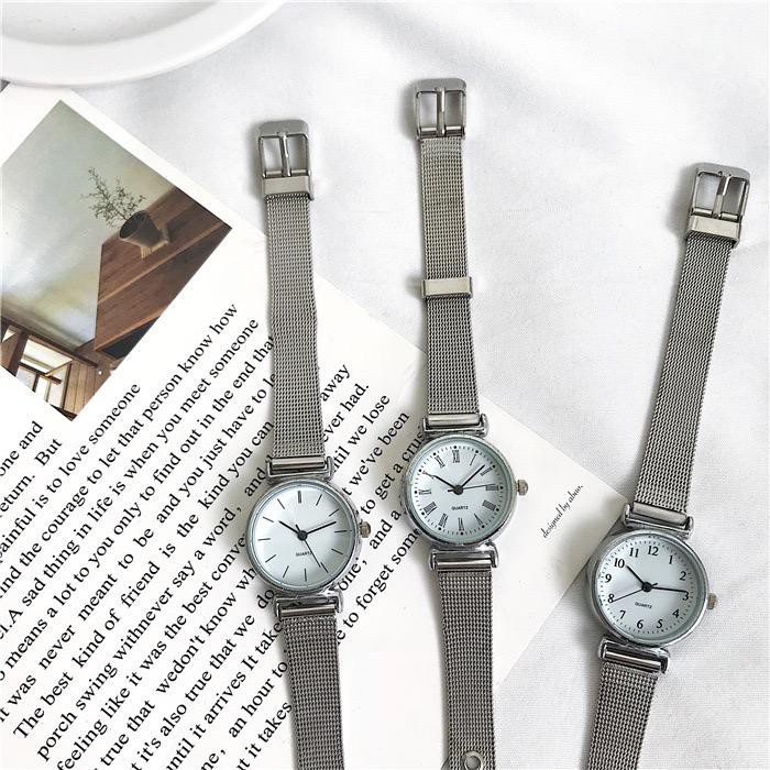 ✅Grosir Jam Senen - Jam Tangan Stainless Steel Gaya Korea Wanita Analog / Jam Tangan Analog Stainless Steel