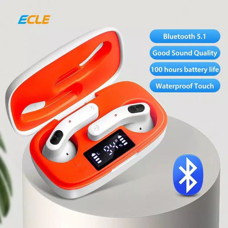 Earphone Bluetooth Wireless ECLE EEH0116 Touch Screen
