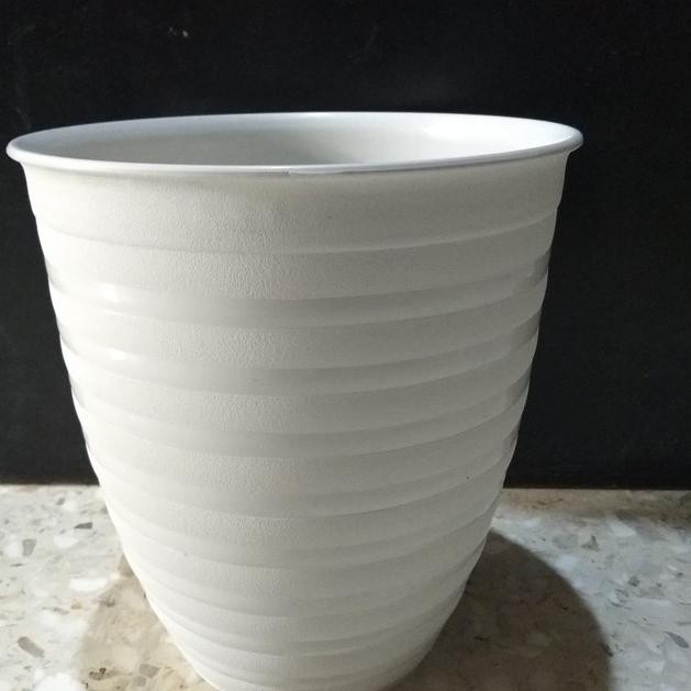 ✱ pot tawon pirus 21 cm/pot tawon putih pirus/pot plastik ✮