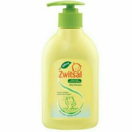 Zwitsal Natural Baby Shampoo Aloe Vera Kimiri &amp; Seledri 300ml / Shampo Bayi