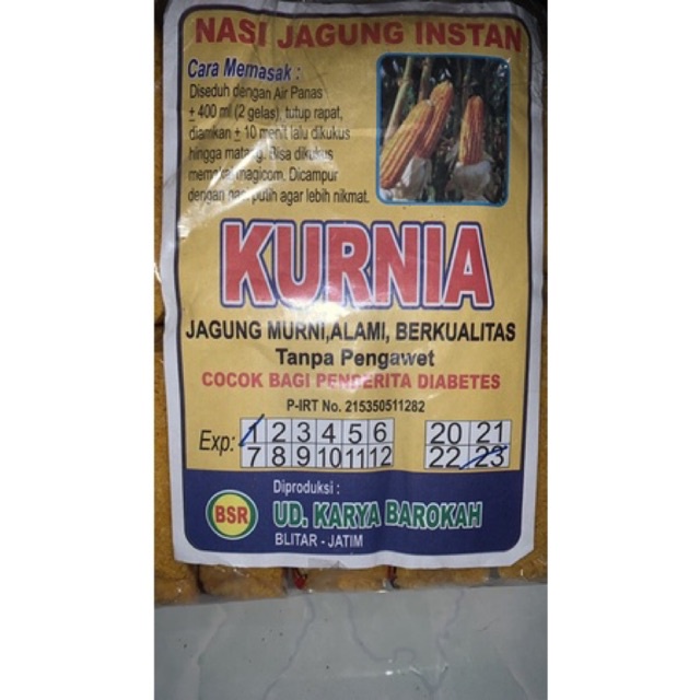 

Nasi Jagung Kurnia Murni cocok untuk penderita diabetes