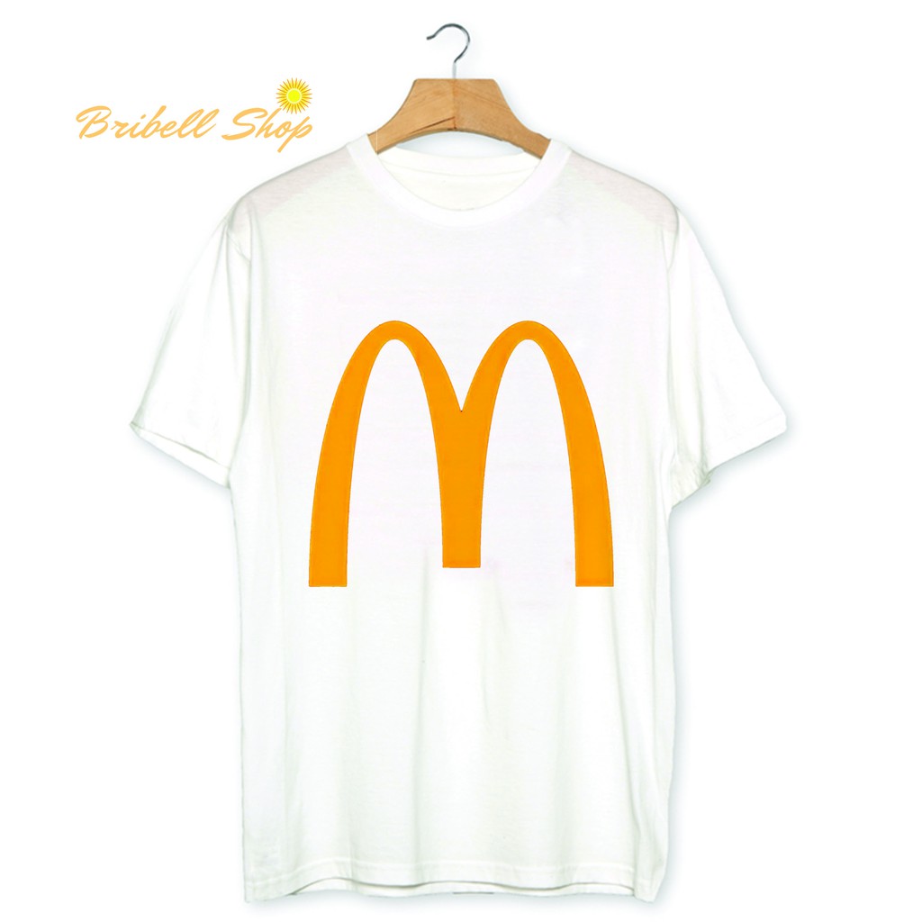 Baju Kaos Wanita dan Pria Bergambar Logo McDonaldsss