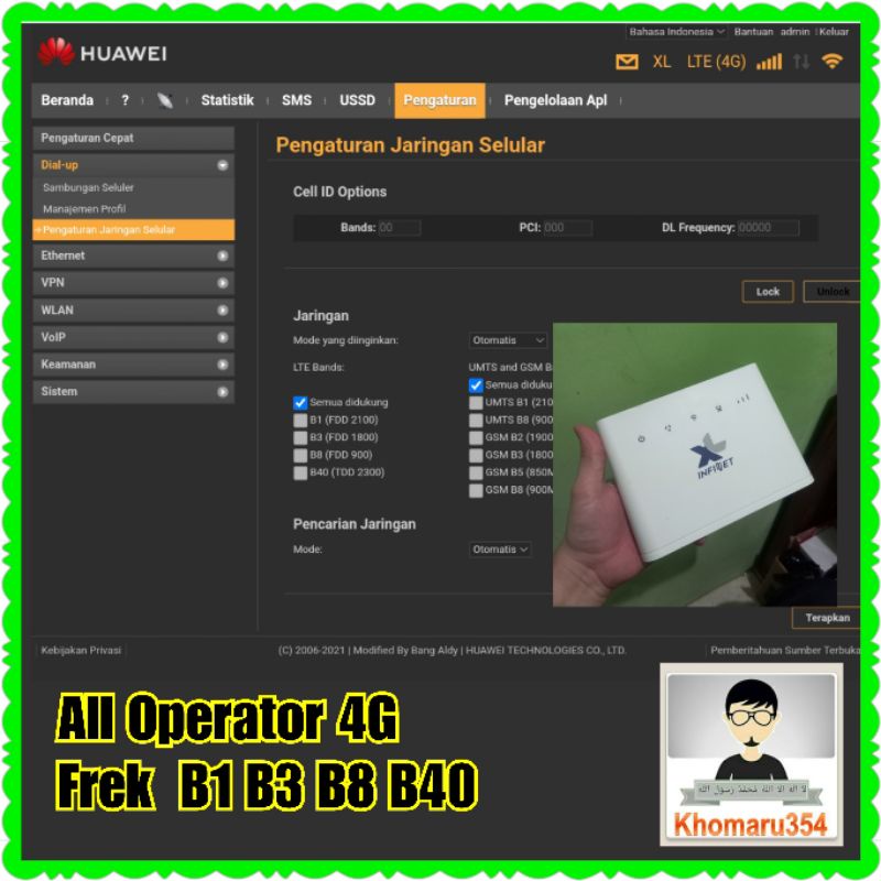 [ Unlock ] Modem Router Huawei B310S-927 XL home Teman nya Bolt slim 2 e5577 bolt max 2 Xl go