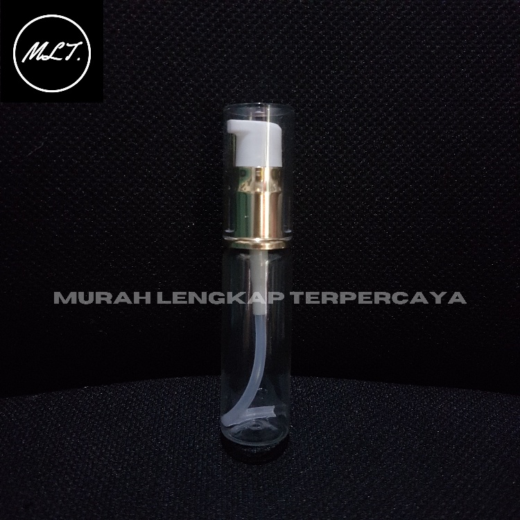 BOTOL 30ML NATURAL PUMP TREATMENT GOLD FULLCAP