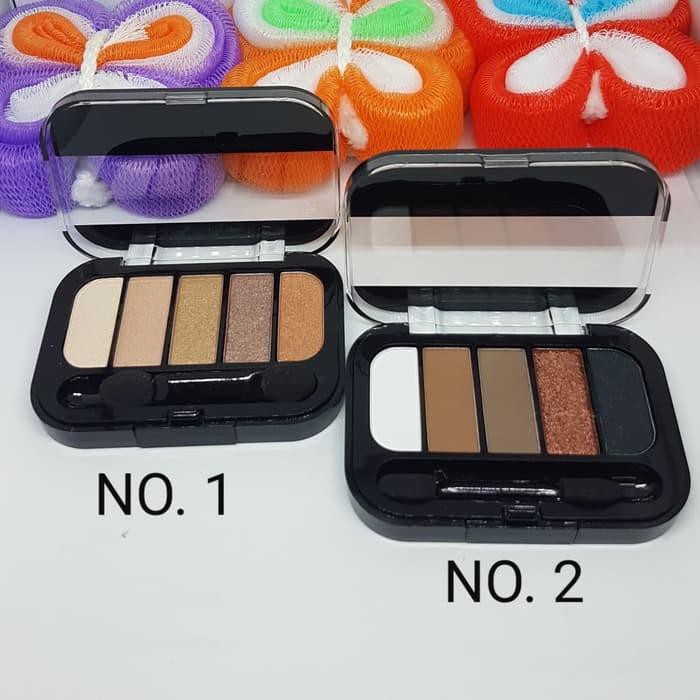 EYESHADOW MINI USHAS PALLETE 5 COLOR BPOM USHAS 5 WARNA ORIGINAL