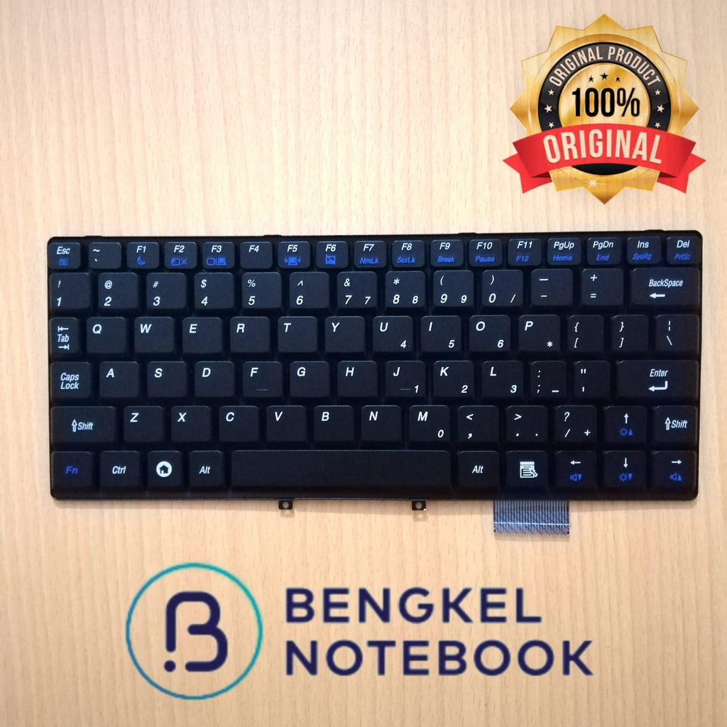 Keyboard Laptop Lenovo Ideapad S10 S9 Hitam Black