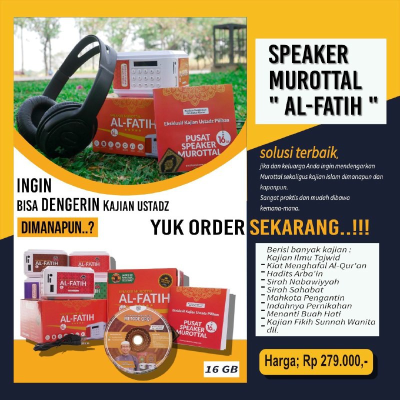Speaker Murottal Alquran Anak Bluetooth Portable