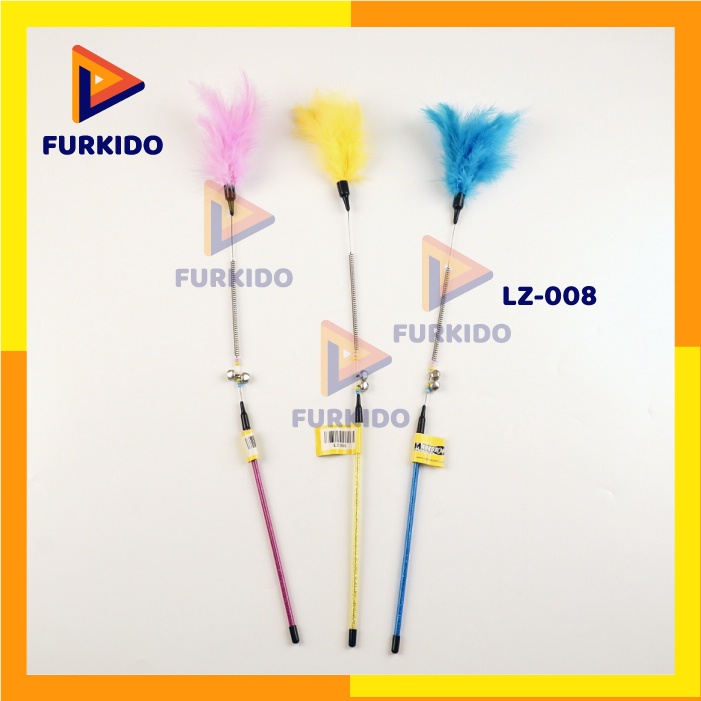Cat Toy Teaser - Mainan Kucing Stick Teaser
