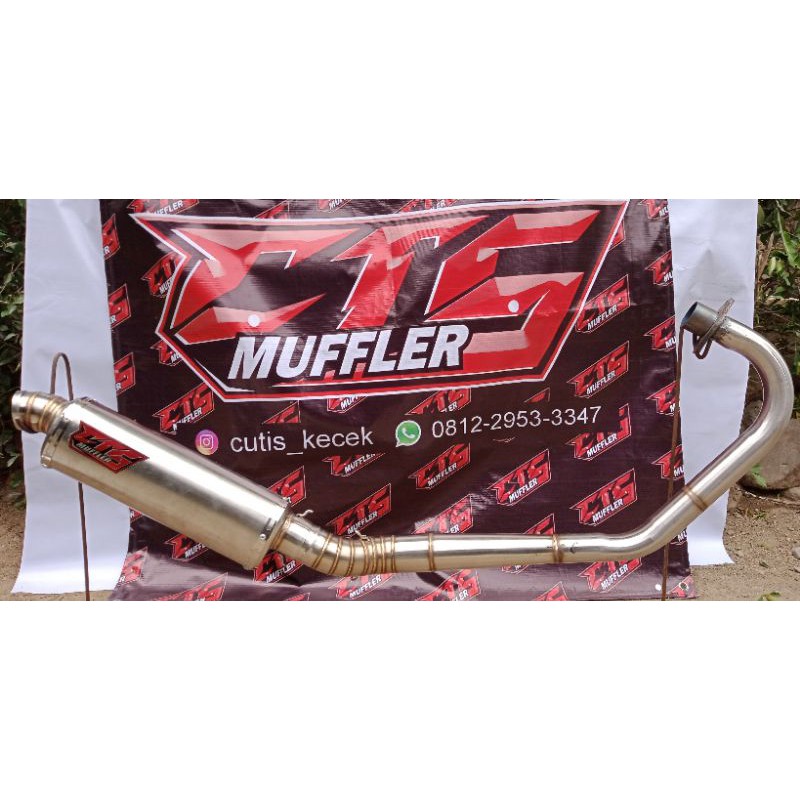 KNALPOT CTS MUFFLER OVAL CB,GL,MP TIGER DLL