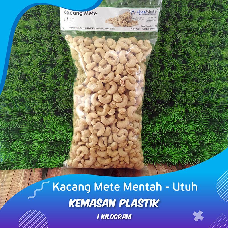 

Kacang Mete Mede Mente Mentah 1 KG - Kualitas UTUH Asli Bukan Lem - Suplier Kacang Mede Murah