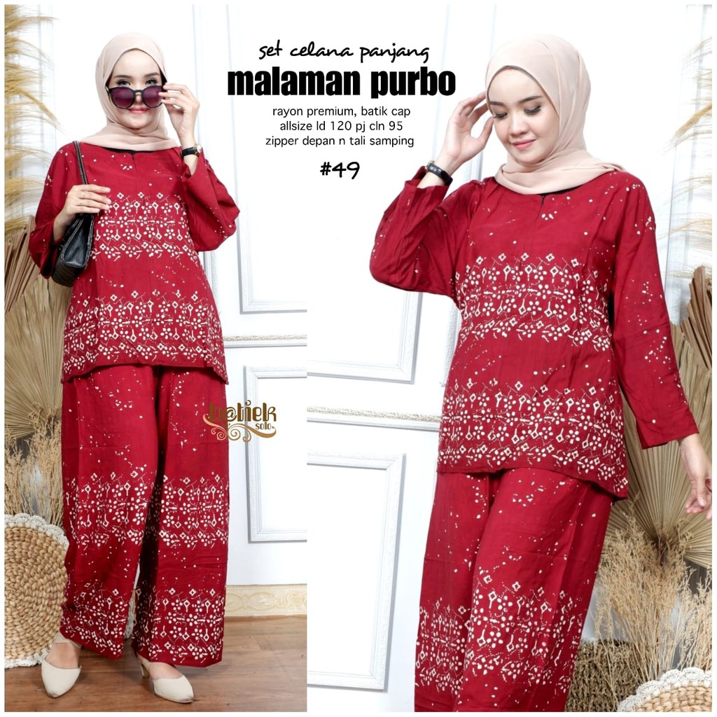 Stelan sibori purbokusumo#7 mat rayon jumbo