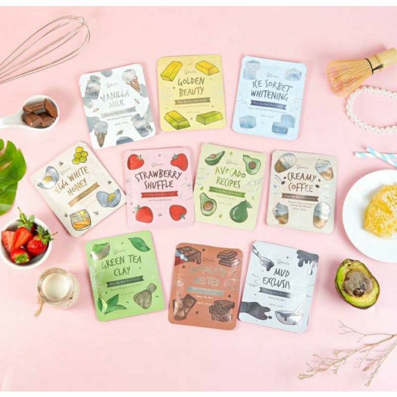 Masker Lea Gloria 20 gr BPOM KEMASAN BARU READY