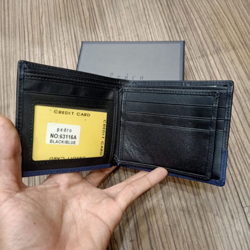 Dompet Pedro Dompet Lipat Pria Kulit Asli Impor