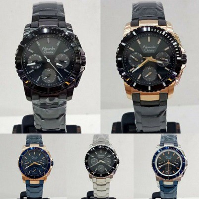 Original Alexandre Christie AC 6455/ ac6455 jam tangan wanita stainless steel