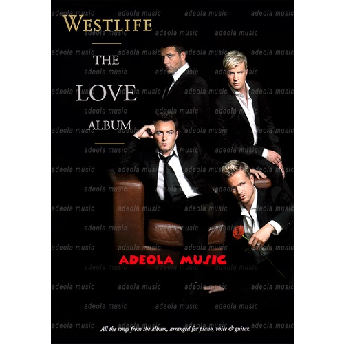 Buku Piano Artis Personal / (PPE-85) WESTLIFE – THE LOVE ALBUM