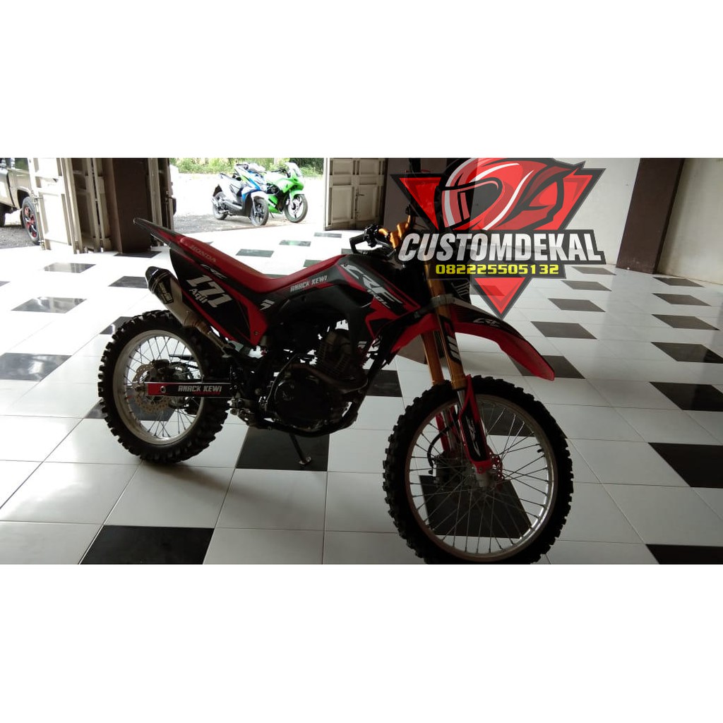 36 Dekal Decal Motor Crf 150 L Stiker Sticker Striping Body Merah