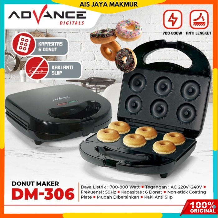 ADVANCE DONUT MAKER/ CETAKAN DONAT ADVANCE DM-306