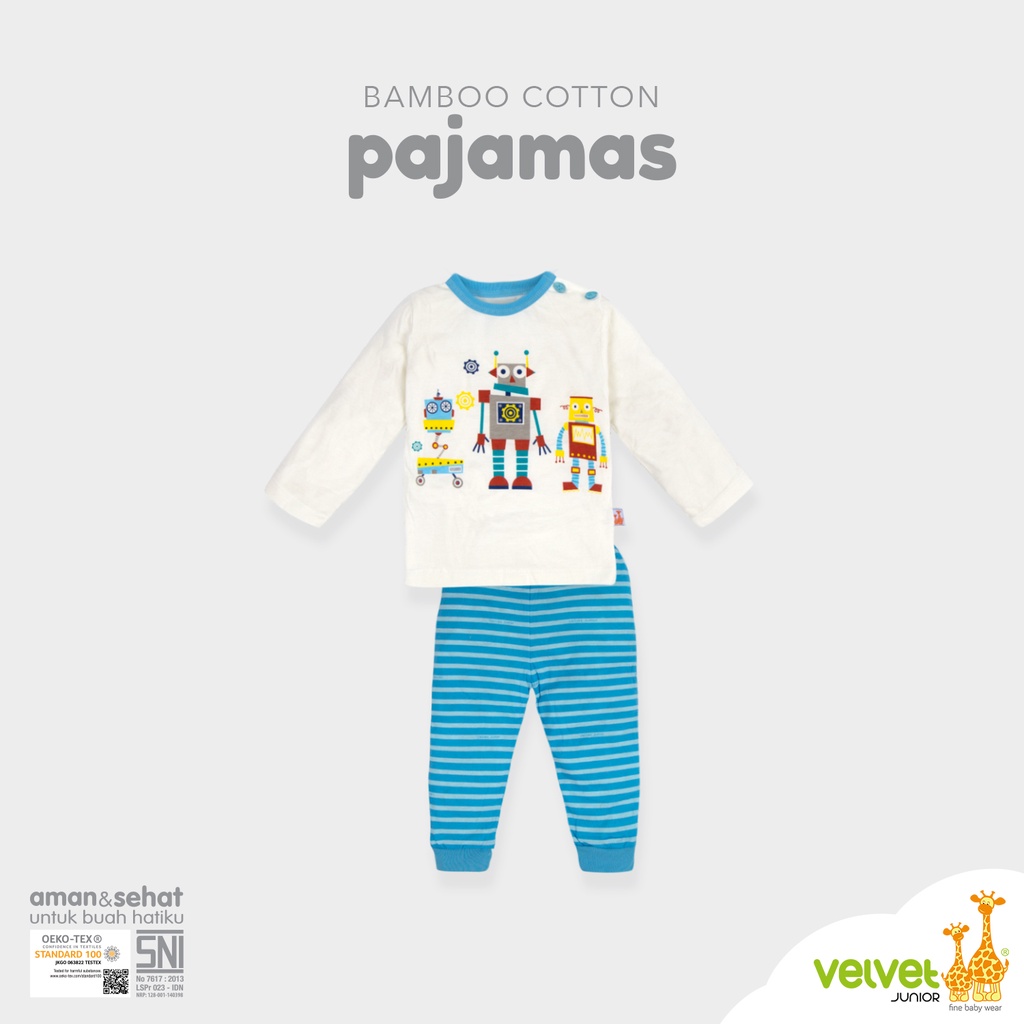 Velvet Junior Pyjamas Bamboo Cotton Boy Series M-XL