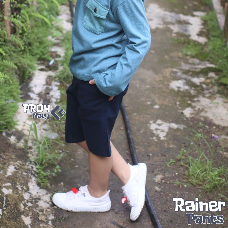 Nauree - Celana Rainer Bahan Katun Baby Kanvas Anak Laki-Laki Usia 1-6 tahun