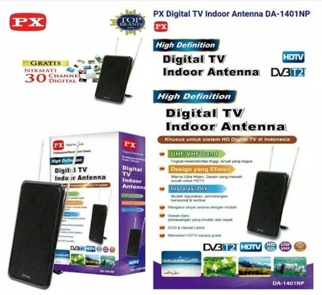 PX Antenna TV Digital Indoor DA- 1401 NP