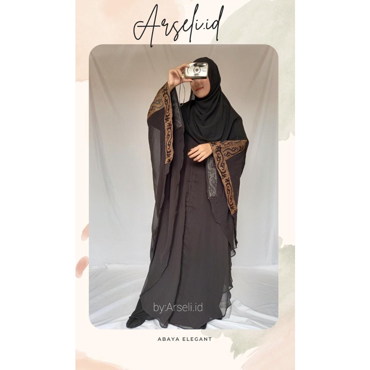 Abaya Kaftan - Jetli Arab - Ceruty - Free Hijab
