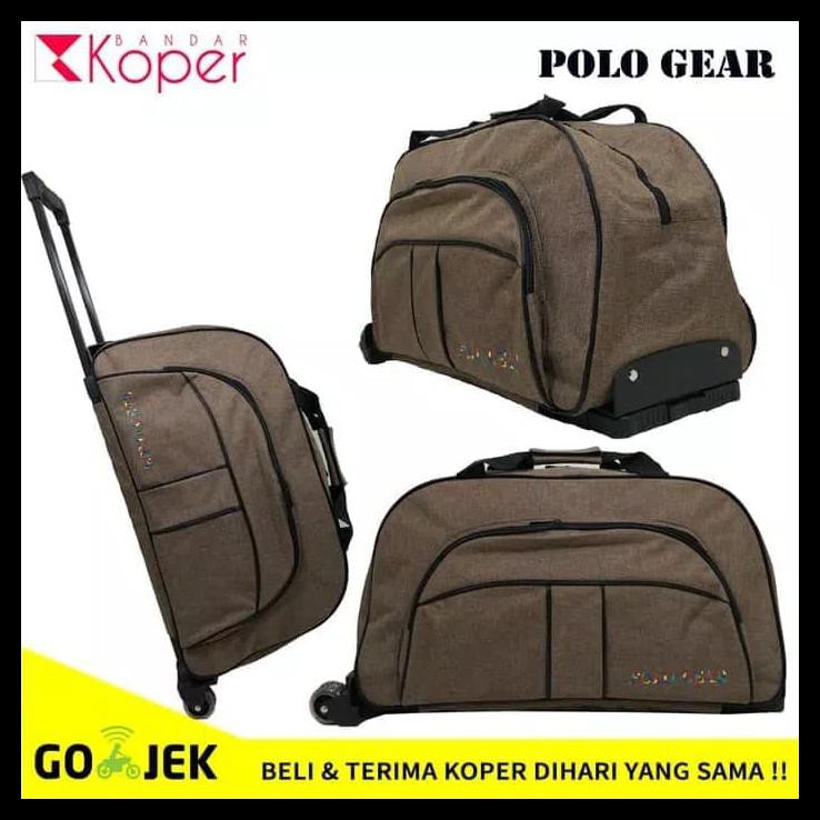 TAS TRAVEL BAG TROLLEY POLO ORIGINAL