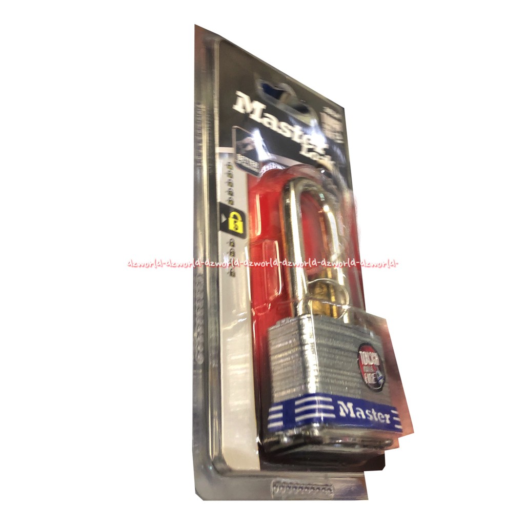 Master Lock Padlock Gembok Kunci 51mm Kotak Tahan Api Masterlock Pad Lock Stainless Steel Alat Keamanan Rumah Masterlok 4cm