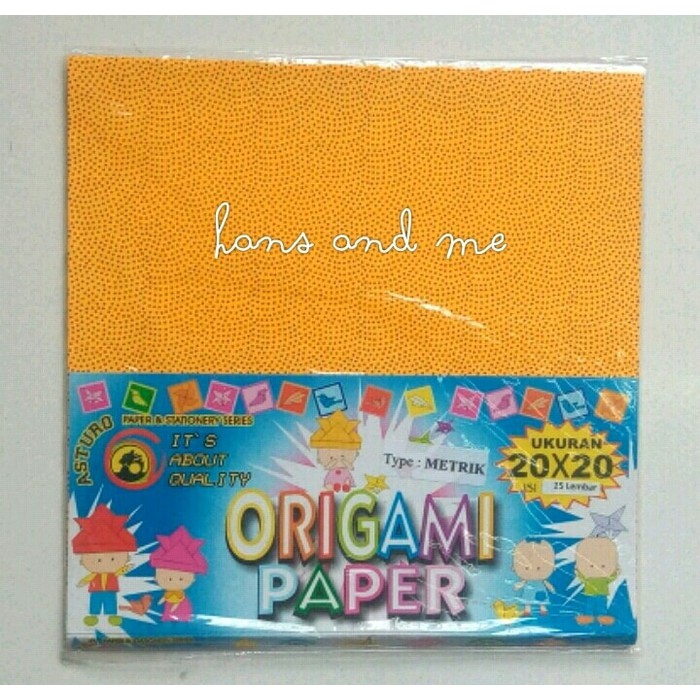 

Unik Origami Asturo 20x20 Motif Metrik Warna Warni Berkualitas