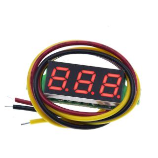 0.28 inch DC 0-100V 3-Wire Mini Gauge voltage meter Voltmeter LED