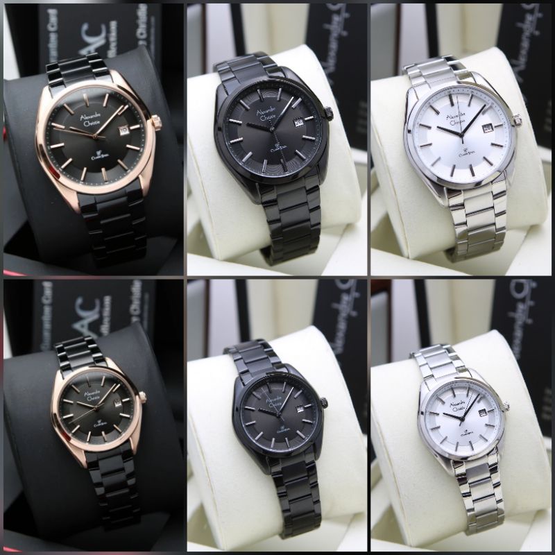 Premium (RRW) JAM TANGAN PRIA WANITA ALEXANDRE CHRISTIE AC8648 / AC 8648 ORIGINAL GARANSI RESMI 1