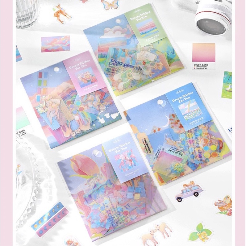 

40Pcs Sticker Aesthetic - 113 Dekorasi Journal Planner Scrapbook SILENT JOY NATURE SERIES Stiker Lucu Estetik Jurnal Seri Alam